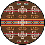 American Dakota Canyon Cross Sunset Rug