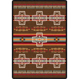 American Dakota Canyon Cross Sunset Rug