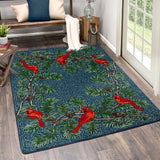 American Dakota Cardinals Navy Rug - 0518NVY234