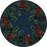 American Dakota Cardinals Navy Rug - 0518NVY234