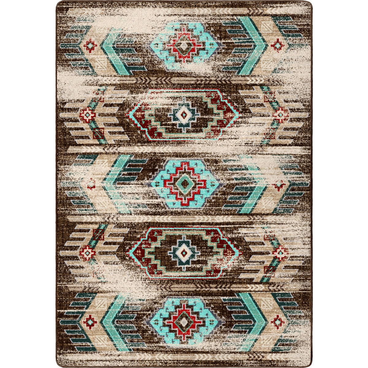 American Dakota Carlsbad Distressed Turquoise Rug