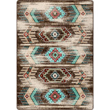 American Dakota Carlsbad Distressed Turquoise Rug