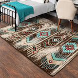 American Dakota Carlsbad Distressed Turquoise Rug