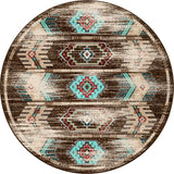 American Dakota Carlsbad Distressed Turquoise Rug - 0399DST234
