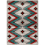 American Dakota Celebration Lively Blue Rug