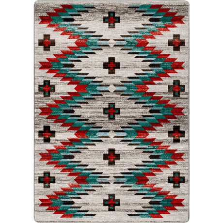 American Dakota Celebration Lively Blue Rug
