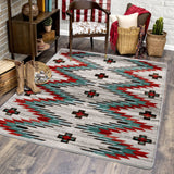 American Dakota Celebration Lively Blue Rug
