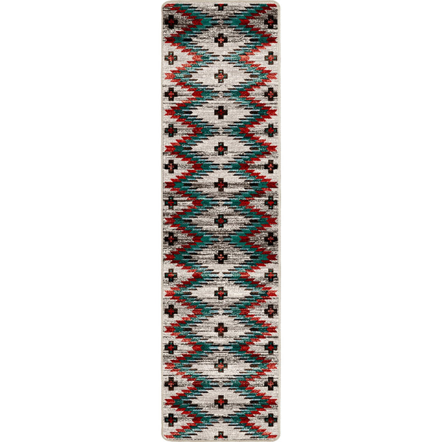American Dakota Celebration Lively Blue Rug