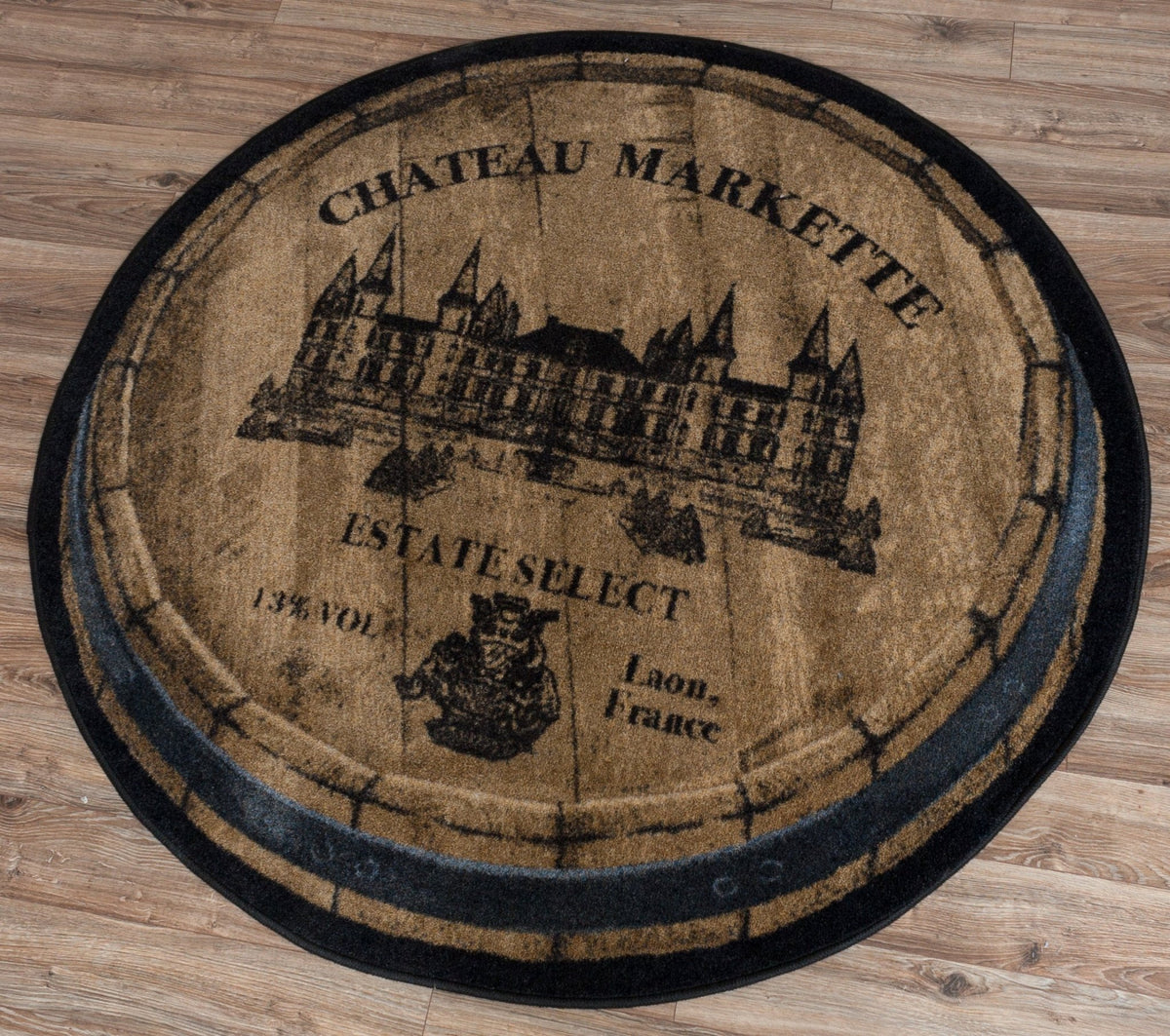 American Dakota Chateau Markette Wood Grain Rug - 0308WGN254