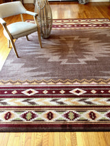 American Dakota Cinnabar Star Rug