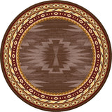 American Dakota Cinnabar Star Rug