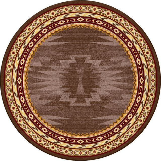 American Dakota Cinnabar Star Rug