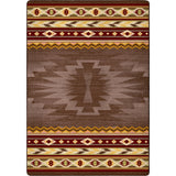 American Dakota Cinnabar Star Rug