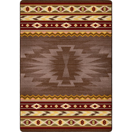 American Dakota Cinnabar Star Rug