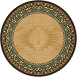 American Dakota Cinnabar Tan Rug