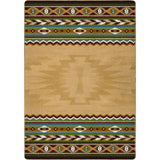 American Dakota Cinnabar Tan Rug