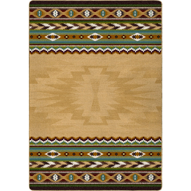 American Dakota Cinnabar Tan Rug