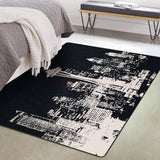 American Dakota Cityscape Black Rug - 0131BLK200