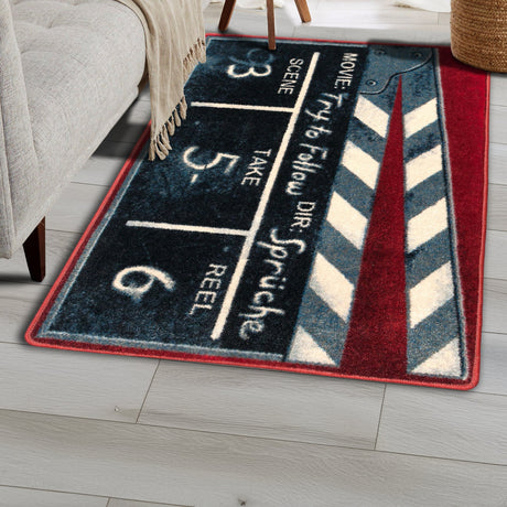American Dakota Clapper Red Rug - 0288RED234