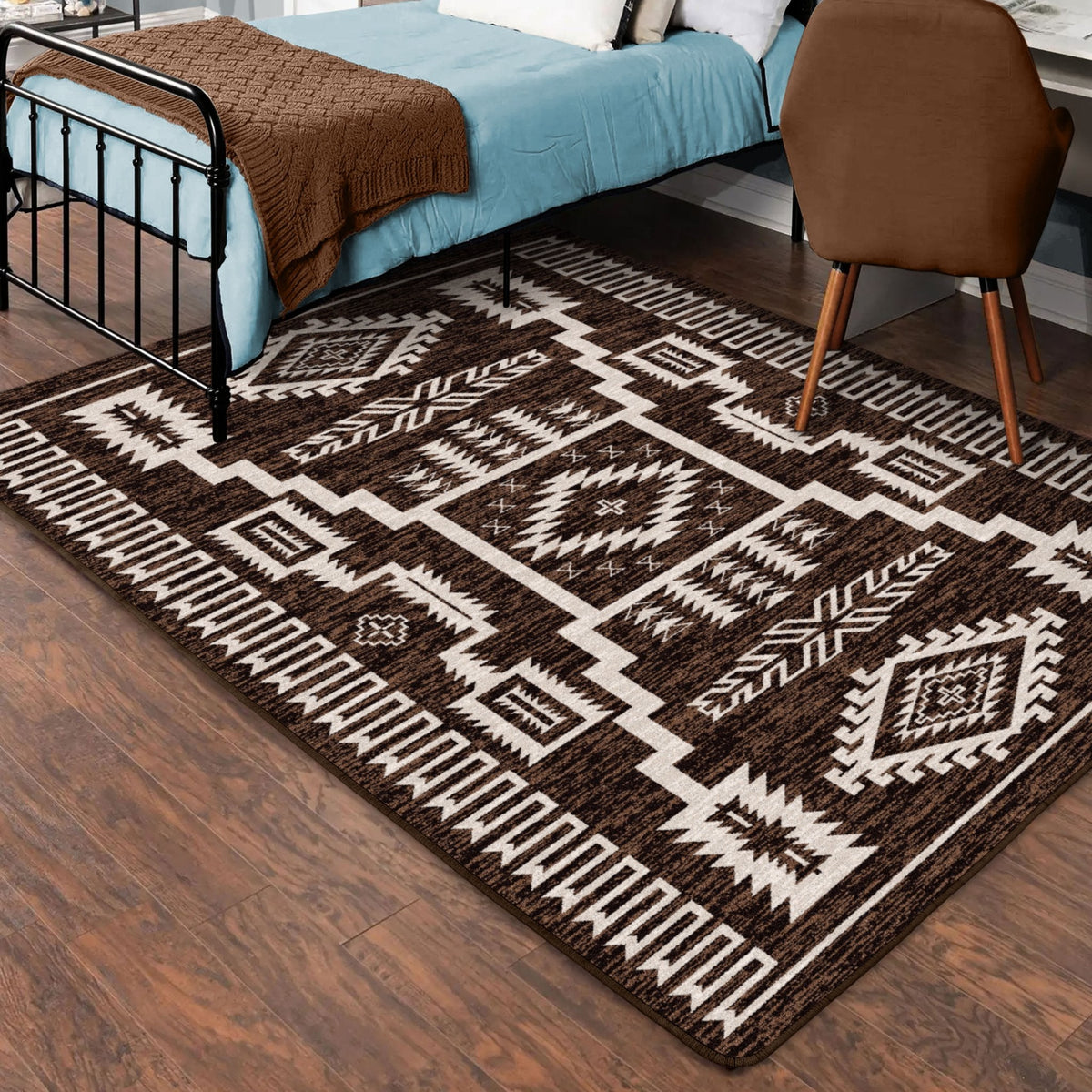 American Dakota Cloudburst Chocolate Rug