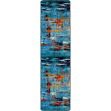 American Dakota Coastal Canvas Aqua Rug - 0303AQU234