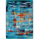American Dakota Coastal Canvas Aqua Rug - 0303AQU234