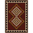 American Dakota Council Fire Red Rug