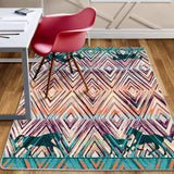 American Dakota Cowboy Love OKA Multi Rug - OKA0349MUL234