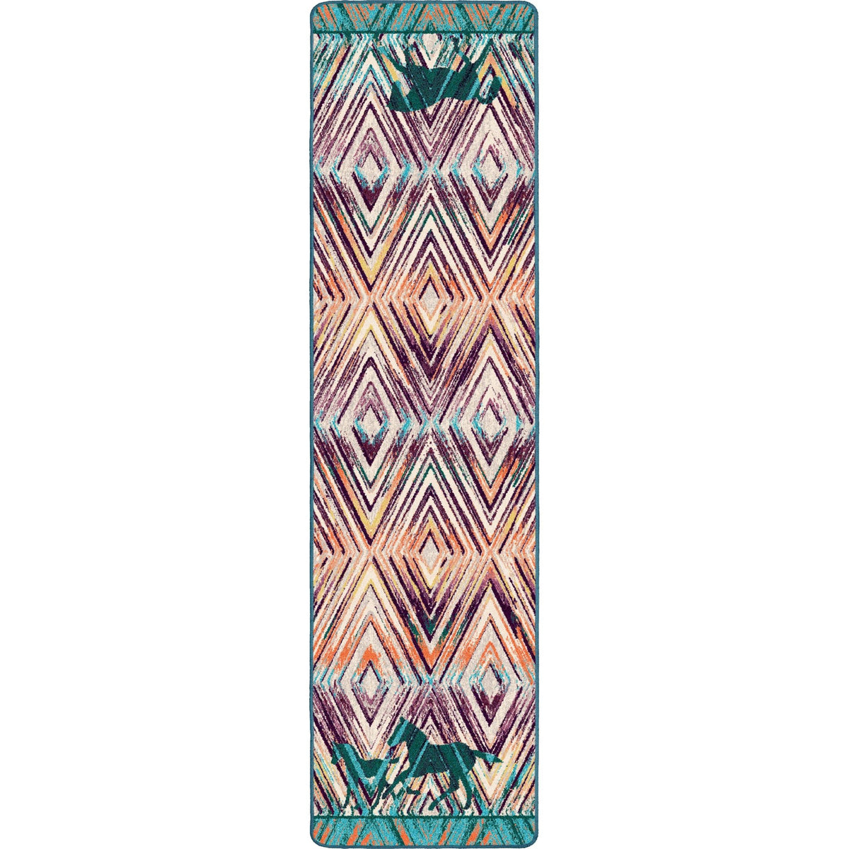 American Dakota Cowboy Love OKA Multi Rug - OKA0349MUL234