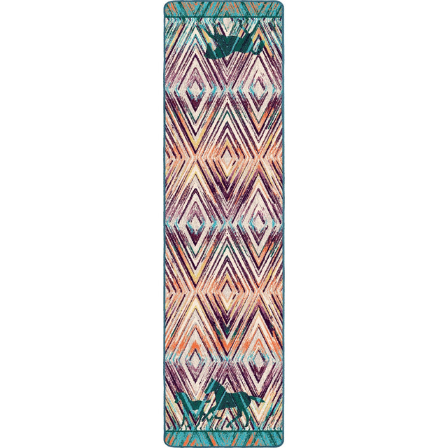 American Dakota Cowboy Love OKA Multi Rug - OKA0349MUL234