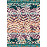 American Dakota Cowboy Love OKA Multi Rug - OKA0349MUL234