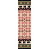 American Dakota Cozy Bears Burnt Red Rug - 0187BRD234