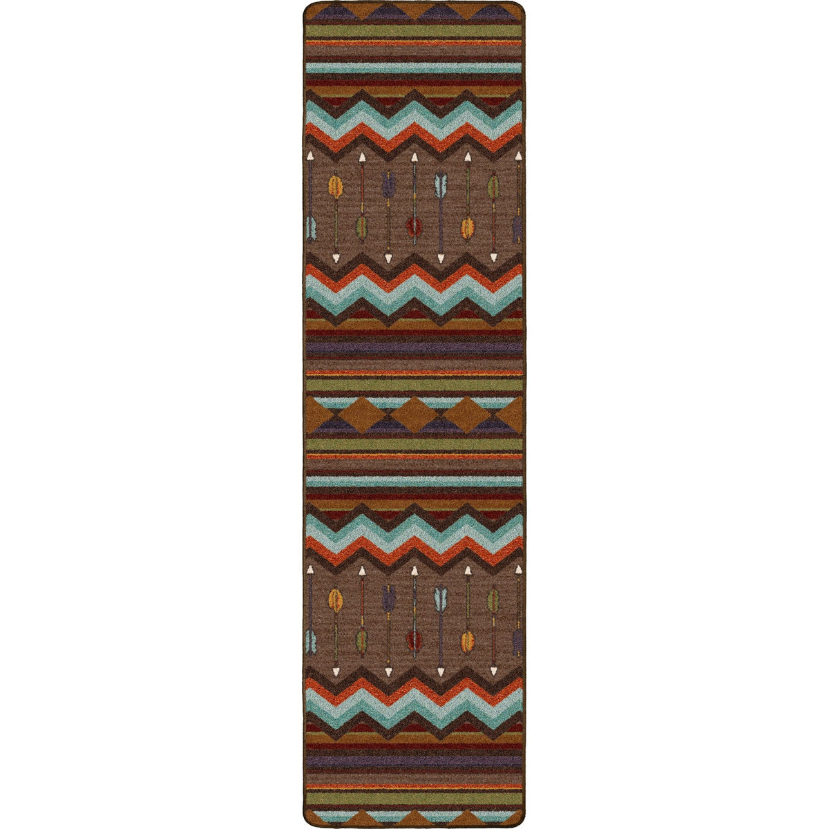 American Dakota Cresting Fletcher Rainbow Rug