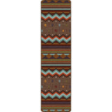 American Dakota Cresting Fletcher Rainbow Rug