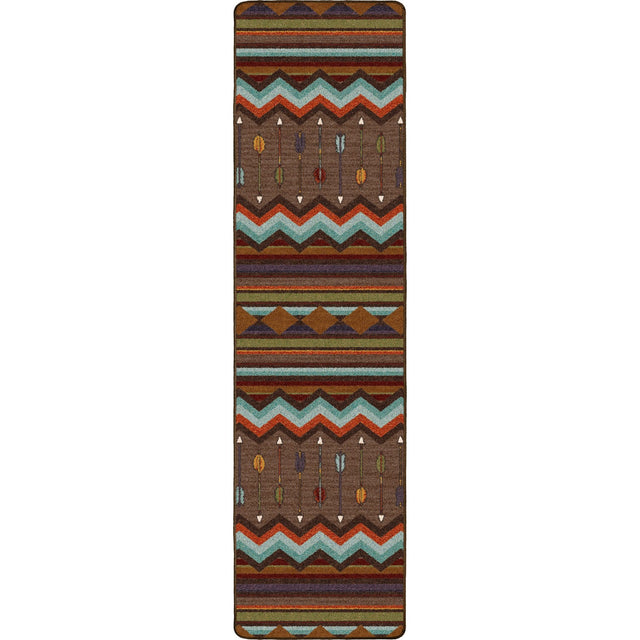 American Dakota Cresting Fletcher Rainbow Rug