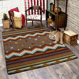 American Dakota Cresting Fletcher Rainbow Rug