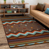 American Dakota Cresting Fletcher Rainbow Rug