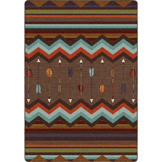 American Dakota Cresting Fletcher Rainbow Rug