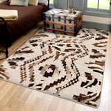 American Dakota Curio Zebra Natural Rug - 0407NAT234