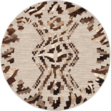 American Dakota Curio Zebra Natural Rug - 0407NAT234