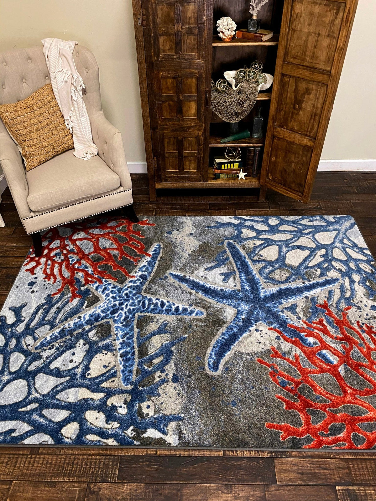 American Dakota Current Treasures Underwater Rug - 0471UWR234