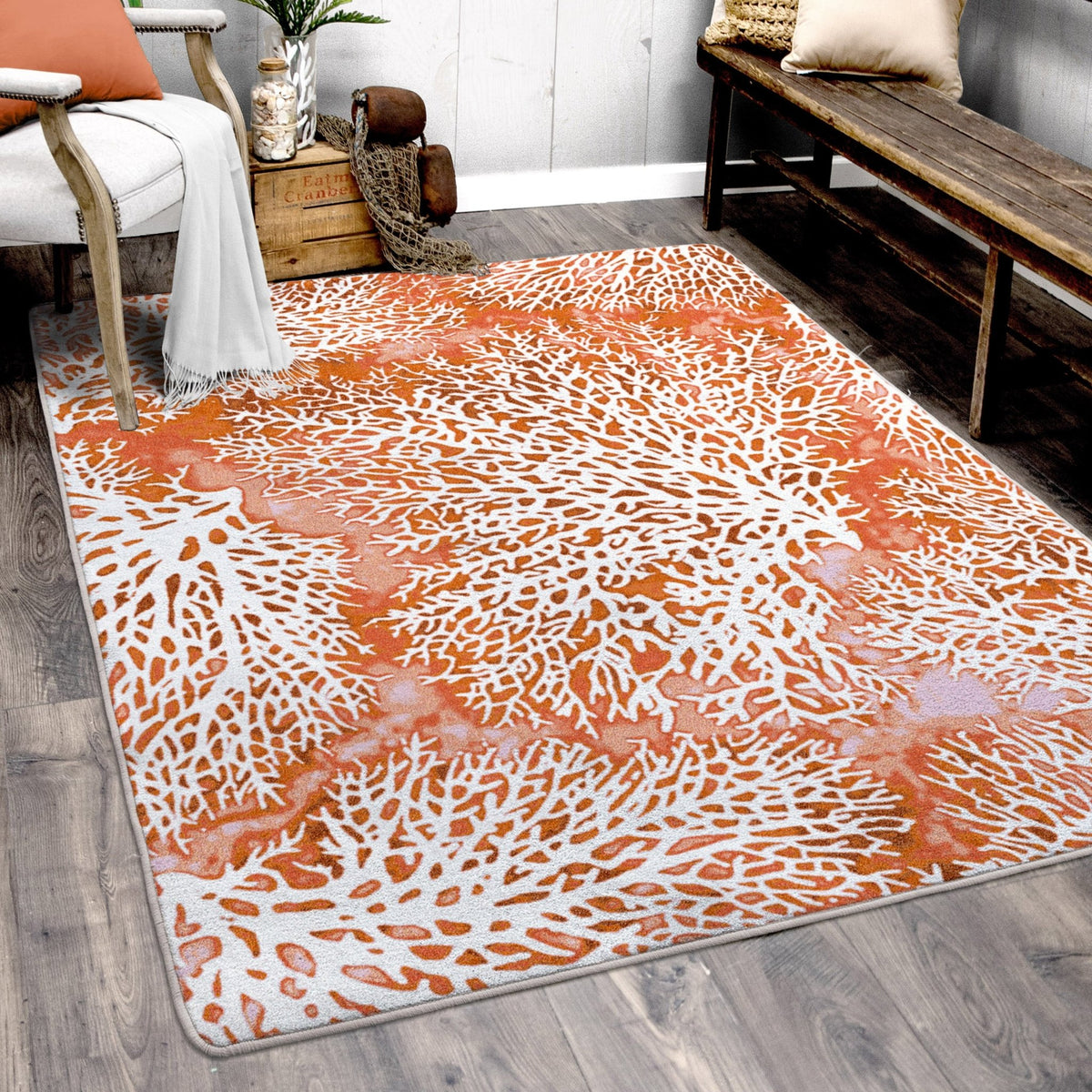 American Dakota Day Dreams Coral Rug - 0369COR234