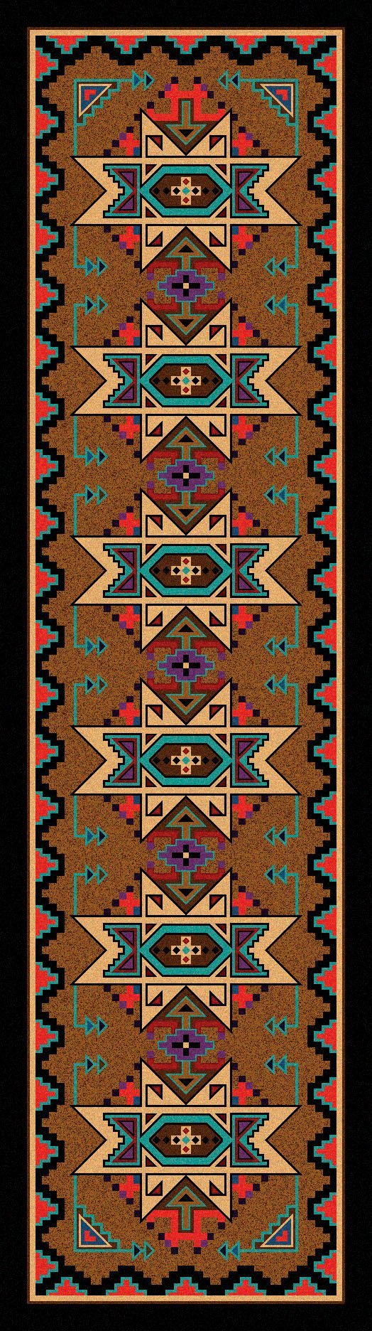 American Dakota Deep Gorge Bright Rug