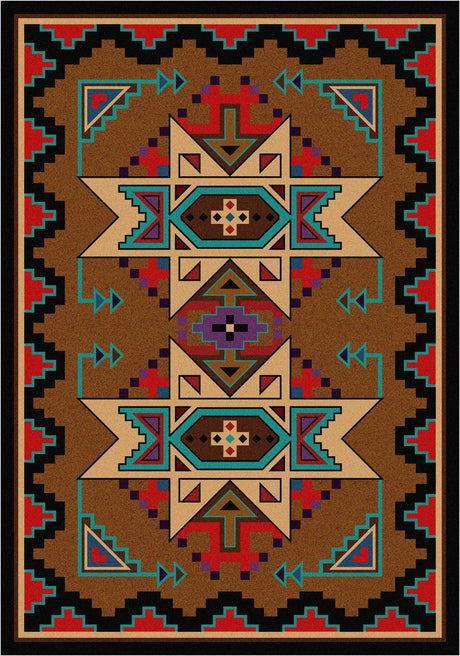 American Dakota Deep Gorge Bright Rug