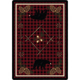 American Dakota Deep Woods Red Rug - 0173RED234