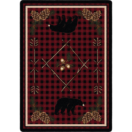 American Dakota Deep Woods Red Rug - 0173RED234
