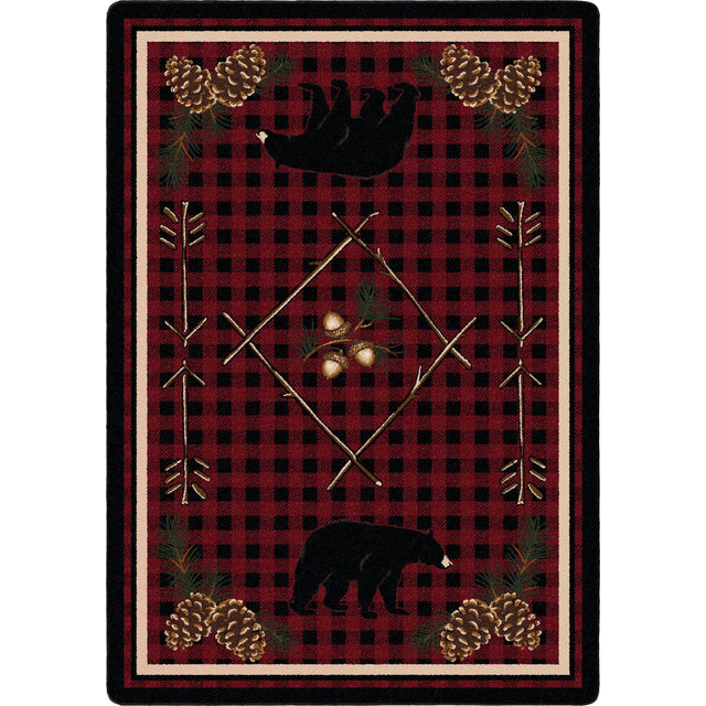 American Dakota Deep Woods Red Rug - 0173RED234