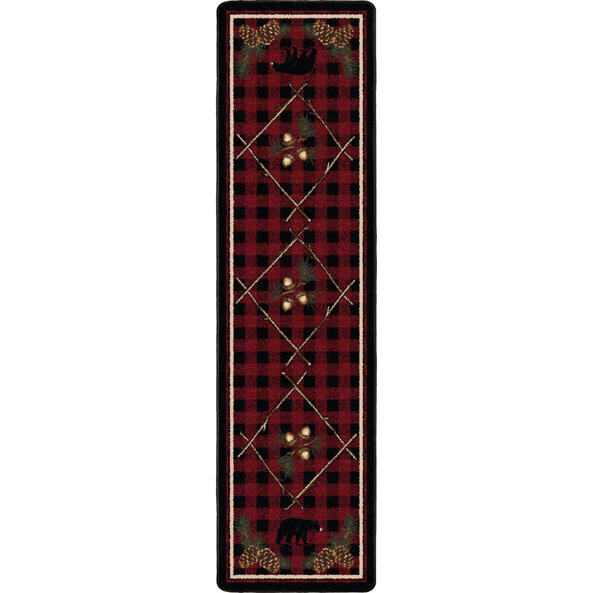 American Dakota Deep Woods Red Rug - 0173RED234