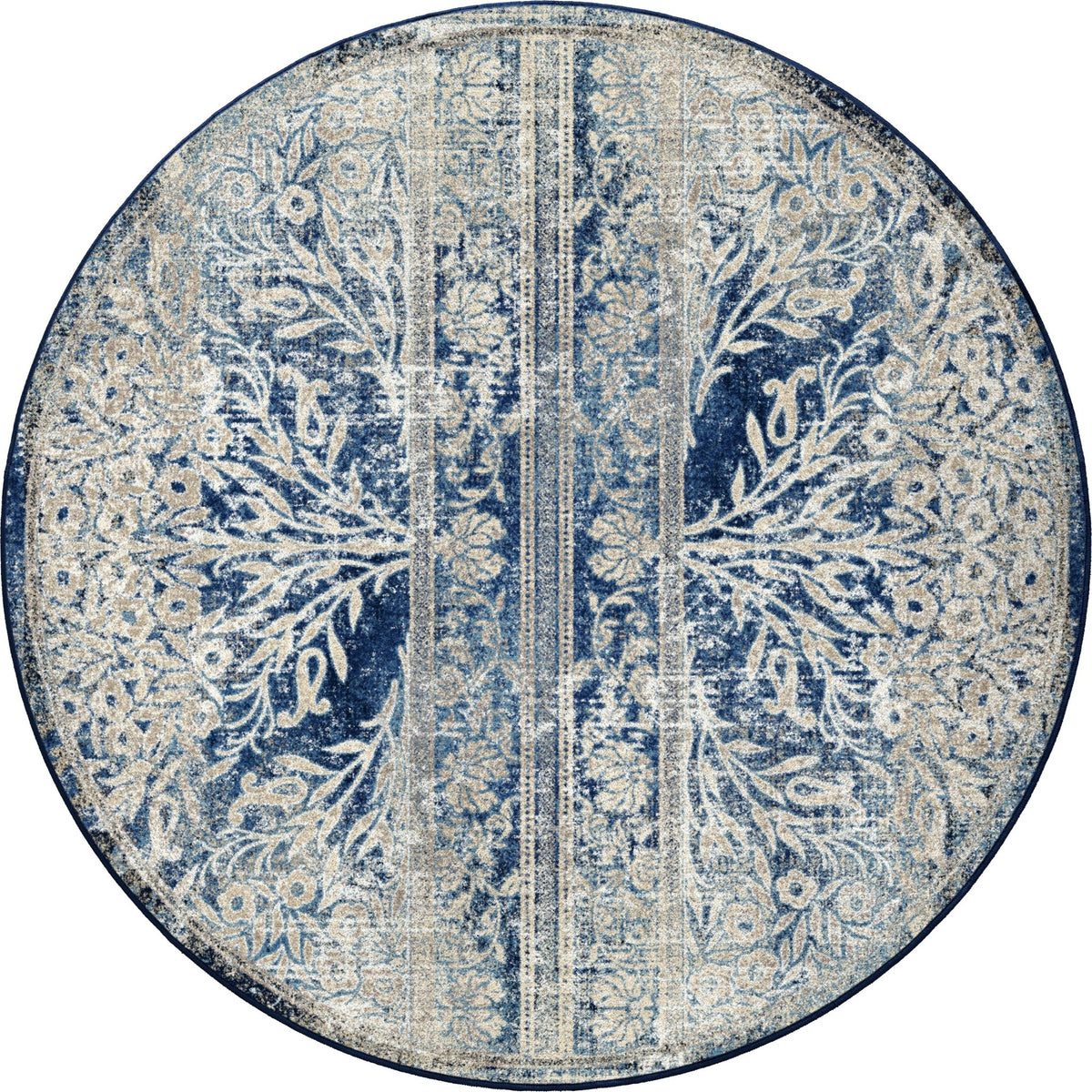 American Dakota Delft Flowers Countryside Rug - 0537CSD234