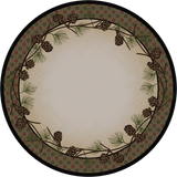 American Dakota Delicate Pines Natural Rug - 0179NAT234